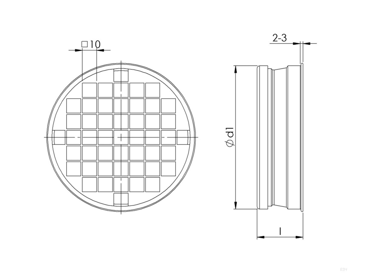 Air duct end covers