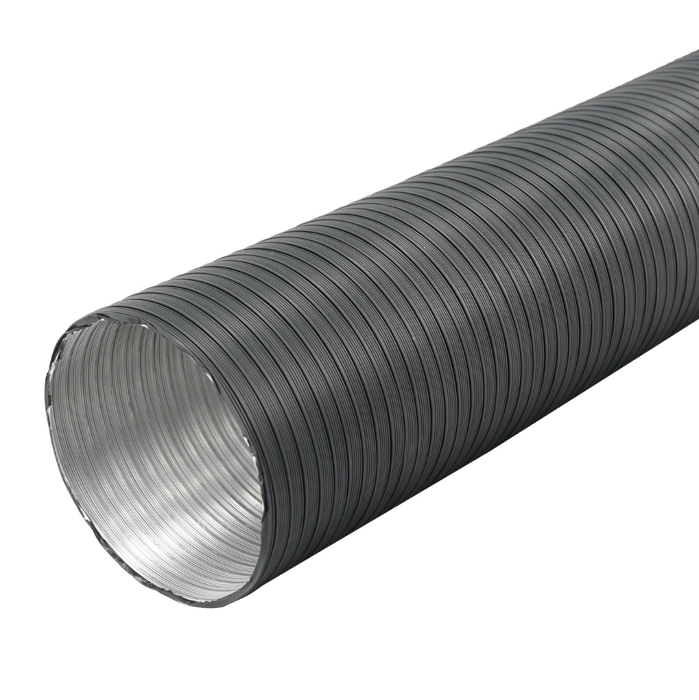 conduit dair en aluminium, Ø125mm-3m, anthracite