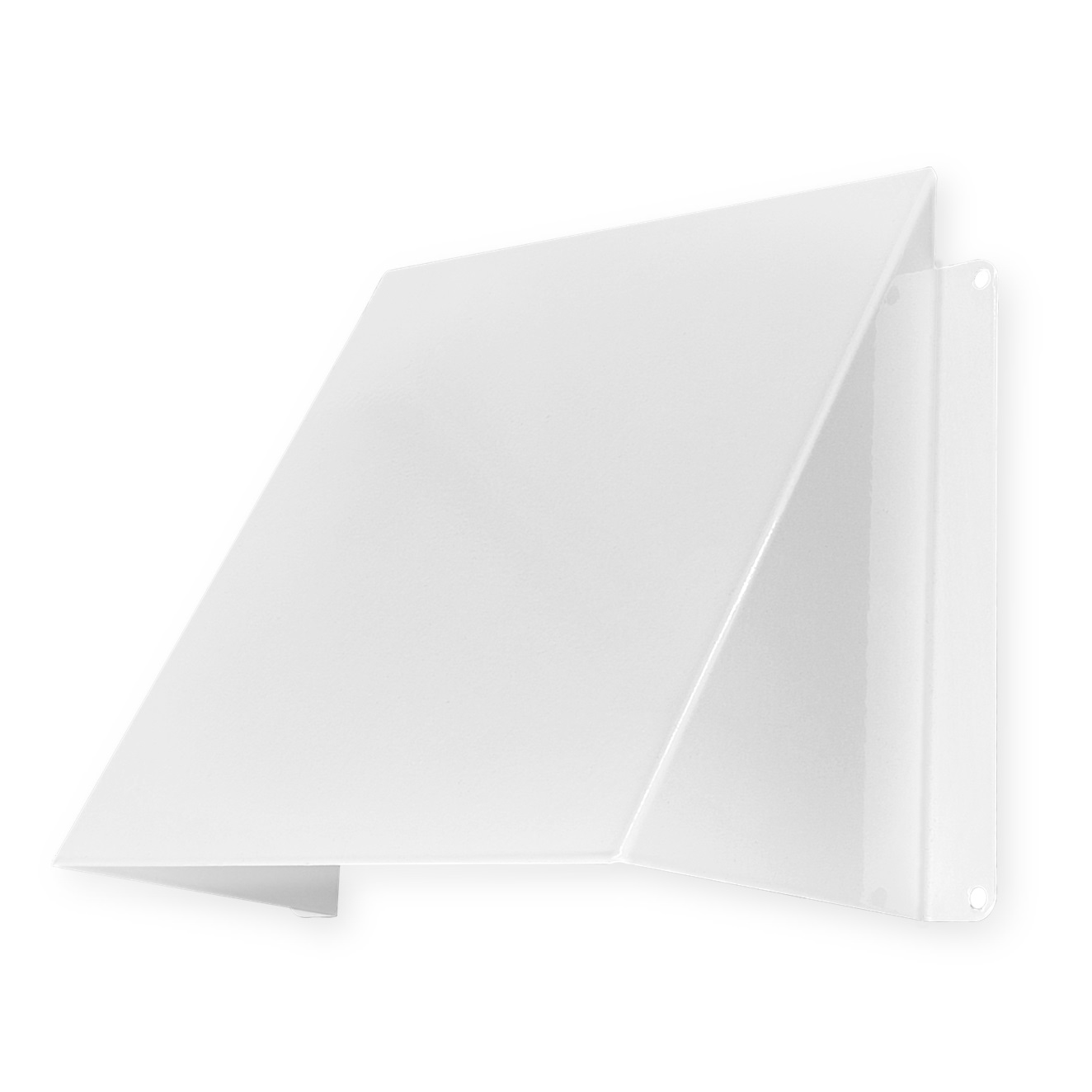 couvercle de ventilation en métal, 150x150mm, blanc